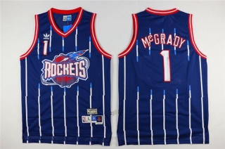Vintage NBA Houston Rockets #1 Mcgrady Retro Jersey 97831