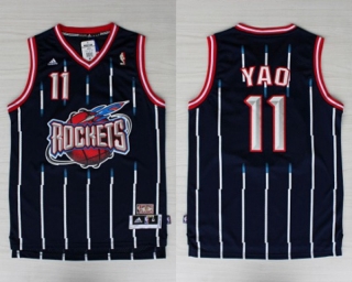 Vintage NBA Houston Rockets #11 Yao Retro Jersey 97832