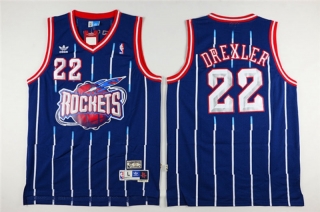 Vintage NBA Houston Rockets #22 Drexler Retro Jersey 97848