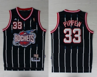 Vintage NBA Houston Rockets #33 Pippen Retro Jersey 97855