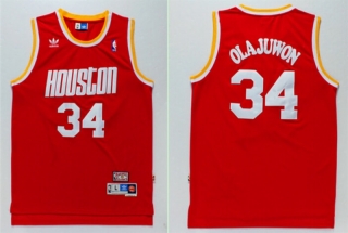 Vintage NBA Houston Rockets #34 Olajuwon Retro Jersey 97857