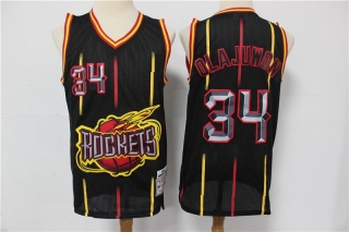 Vintage NBA Houston Rockets #34 Olajuwon Retro Jersey 97856