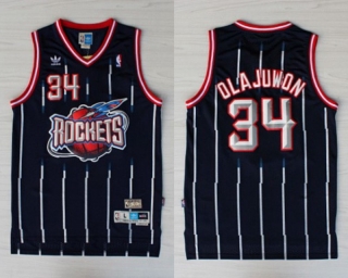 Vintage NBA Houston Rockets #34 Olajuwon Retro Jersey 97860