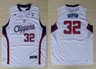 Vintage NBA Los Angeles Clippers #32 Blake Griffin Revolution 30 Swingman Home(White) Adidas Jersey 97914