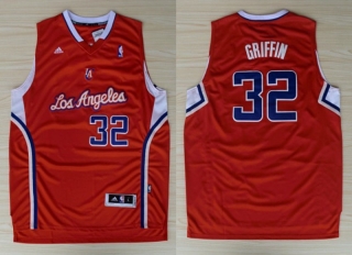 Vintage NBA Los Angeles Clippers #32 Blake Griffin Revolution 30 Swingman Road(Red) Adidas Jersey 97915