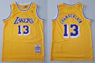 Vintage NBA Los Angeles Lakers #13 Chamberlain Retro Jersey 97924