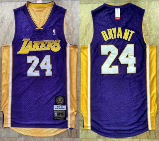 Vintage NBA Los Angeles Lakers #24 Brayant AU Jersey 97984