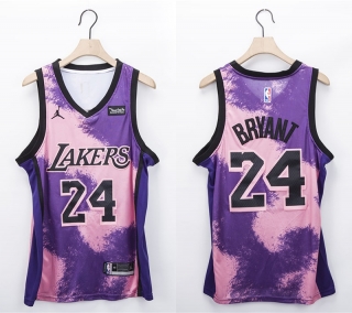 Vintage NBA Los Angeles Lakers #24 Bryant 2021 Fashion Jersey 97986