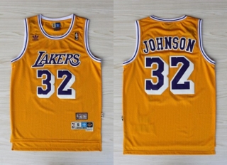 Vintage NBA Los Angeles Lakers #32 Johnson Retro Jersey 98088