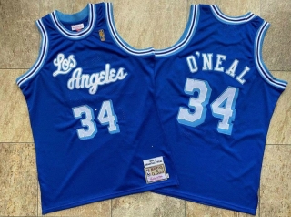 Vintage NBA Los Angeles Lakers #34 Oneal Retro Jersey 98102