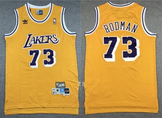 Vintage NBA Los Angeles Lakers #73 Rodman Retro Jersey 98105