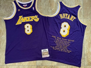 Vintage NBA Los Angeles Lakers #8 Bryant Jersey 98116
