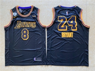 Vintage NBA Los Angeles Lakers #8+#24 Bryant Jersey 98141
