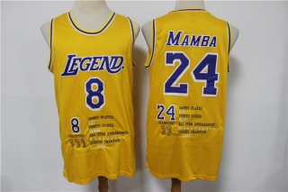 Vintage NBA Los Angeles Lakers #8+#24 Bryant Jersey 98142