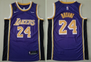 Vintage NBA Los Angeles Lakers #8+#24 Bryant Jersey 98145