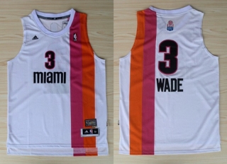 Vintage NBA Miami Heat #3 Wade Retro Jersey 98228