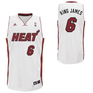 Vintage NBA Miami Heat #6 James Jersey 98234