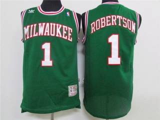 Vintage NBA Milwaukee Bucks #1 Robertson Jersey 98266