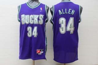 Vintage NBA Milwaukee Bucks #34  Allen Retro Jersey 98269