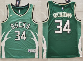 Vintage NBA Milwaukee Bucks #34 Antetokounmpo Jersey 98272