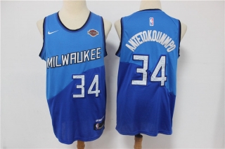 Vintage NBA Milwaukee Bucks #34 Antetokounmpo Jersey 98278