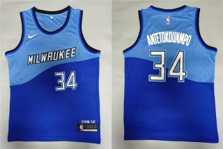 Vintage NBA Milwaukee Bucks #34 Antetokounmpo Jersey 98282
