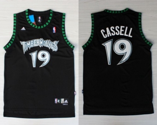 Vintage NBA Minnesota Timberwolves #19 Cassell Retro Jersey 98302
