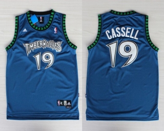Vintage NBA Minnesota Timberwolves #19 Cassell Retro Jersey 98303