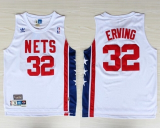 Vintage NBA New Jersey Nets #32 Julius Erving ABA Retro Jersey 98403