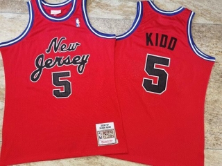 Vintage NBA New Jersey Nets #5 Kidd 06-07 Retro Jersey 98405