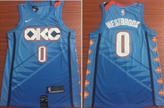 Vintage NBA Oklahoma City Thunder #0 Westbrook Jersey 98451
