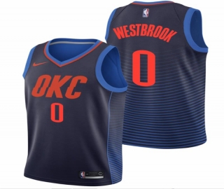 Vintage NBA Oklahoma City Thunder #0 Westbrook Jersey 98453