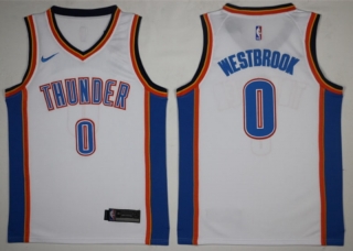 Vintage NBA Oklahoma City Thunder #0 Westbrook Jersey 98450