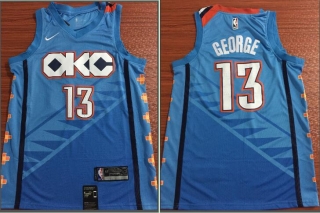 Vintage NBA Oklahoma City Thunder #13 George Jersey 98460