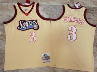 Vintage NBA Philadelphia 76ers #3 Iverson 97-98 Mitchell & Ness Jersey 98509