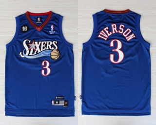 Vintage NBA Philadelphia 76ers #3 Iverson Jersey 98513