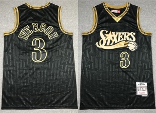 Vintage NBA Philadelphia 76ers #3 Iverson Jersey 98517