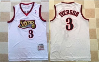 Vintage NBA Philadelphia 76ers #3 Iverson Jersey 98518