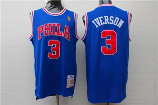 Vintage NBA Philadelphia 76ers #3 Iverson Retro Jersey 98529