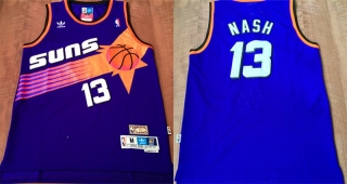 Vintage NBA Phoenix Suns #13 Nash Retro Jersey 98584