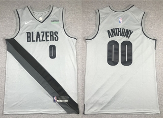 Vintage NBA Portland Trail Blazers #00 Anthony Jersey 98608