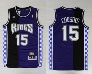Vintage NBA Sacramento Kings #15 Cousins Retro Jersey 98620