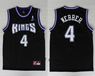 Vintage NBA Sacramento Kings #4 Webber Jersey 98623