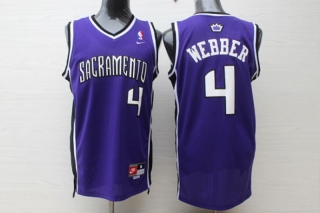 Vintage NBA Sacramento Kings #4 Webber Retro Jersey 98625