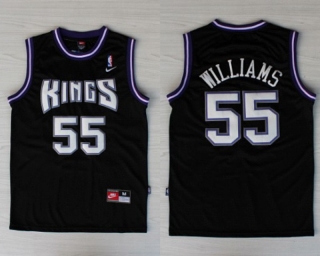 Vintage NBA Sacramento Kings #55 Williams Jersey 98626