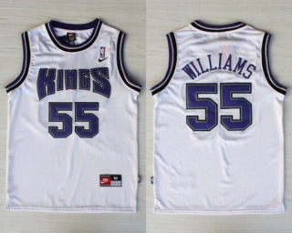 Vintage NBA Sacramento Kings #55 Williams Jersey 98628