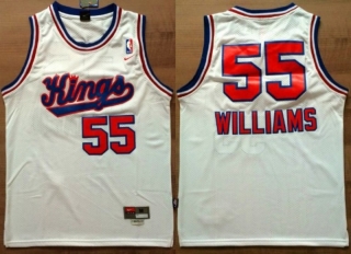 Vintage NBA Sacramento Kings #55 Williams Retro Jersey 98630