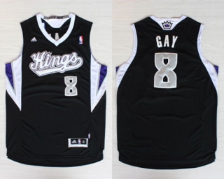 Vintage NBA Sacramento Kings #8 Gay Jersey 98631