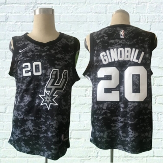 Vintage NBA San Antonio Spurs #20 Ginobili Jersey 98662