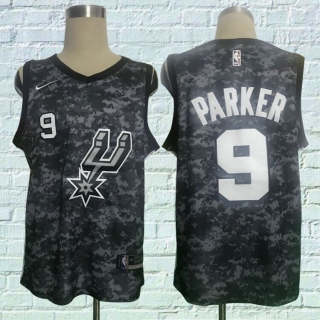 Vintage NBA San Antonio Spurs #9 Parker Jersey 98678